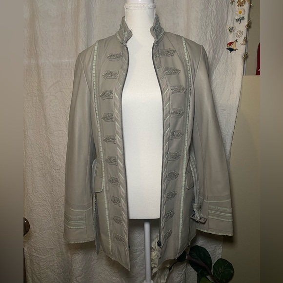 Ébène by P. Assuline Lamb Skin Leather Jacket - Picture 12 of 15